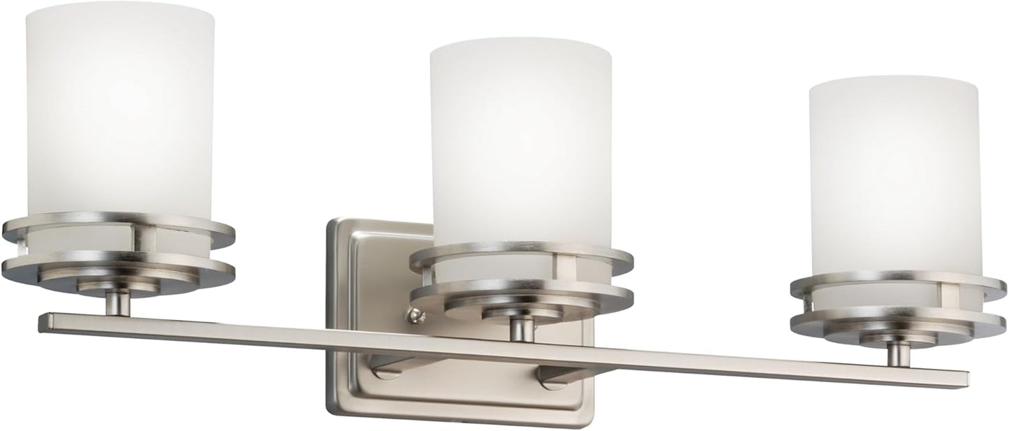 Kichler Hendrik 12” Wall Light Fixture in Olde Bronze with Umber Etched Glass, 1-Light Wall Lamp for Bedroom or Living Room, 5076OZ