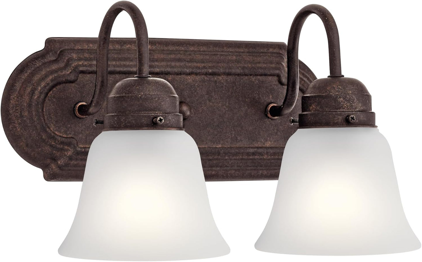 Kichler 36" 5-Light Vanity Bath Light in Brushed Nickel, Modern Bathroom Light with Clear Satin Etched Glass, (36" W x 8" H), 5339NIS